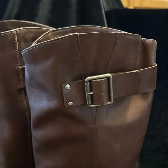 NWOB AREZZO LEATHER MOTO BOOTS 9 - Picture 3 of 7